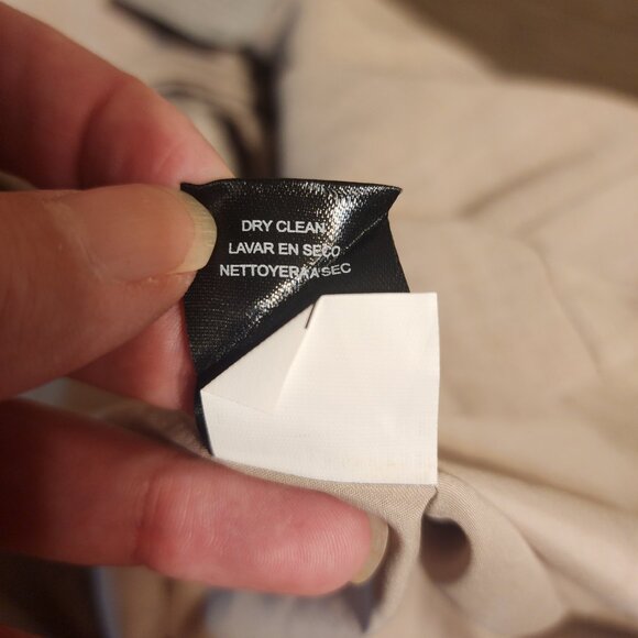 Tahari Seamed Tie Waist A-Line Dress NWT Tan Size 2 - Picture 10 of 11